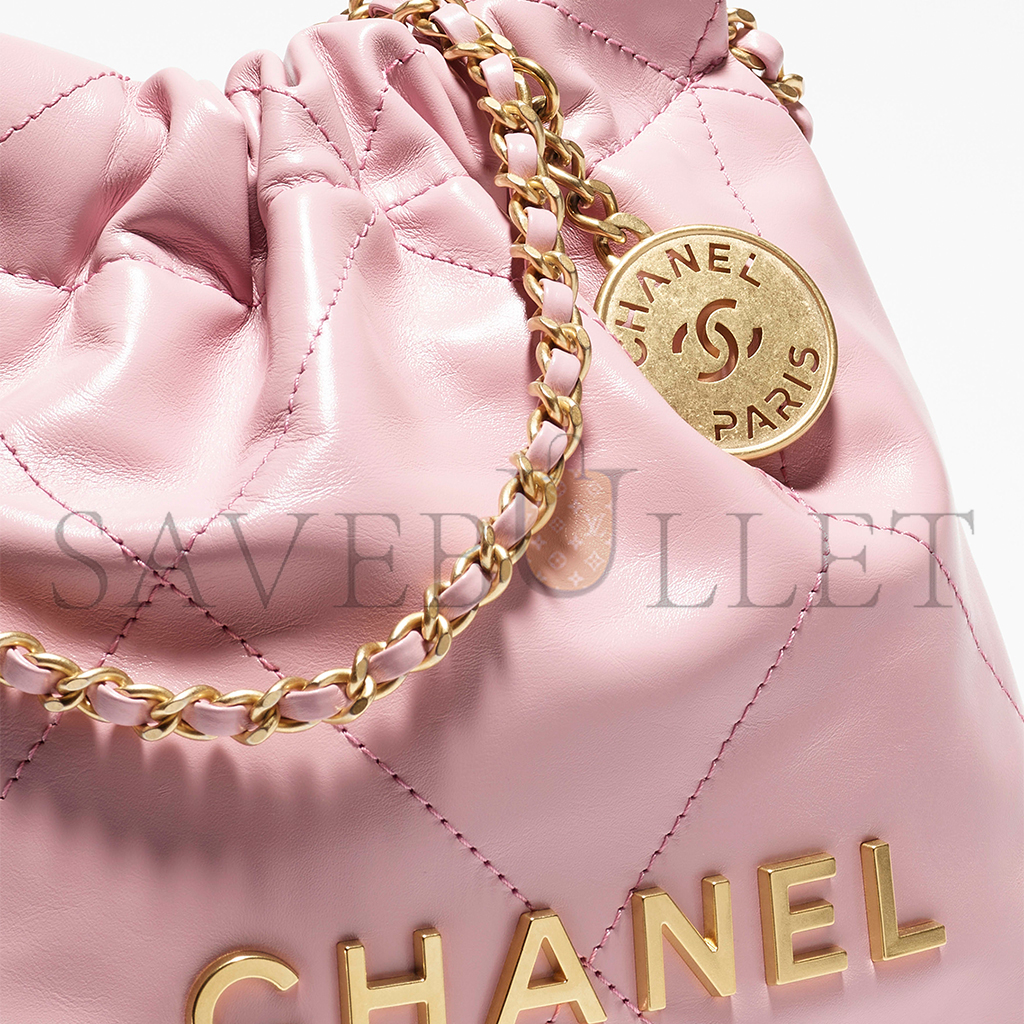 CHANEL 22 MINI HANDBAG AS3980 (20*19*6cm)